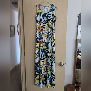 Lularoe Hawaiian Print Sleeveless Maxi Dress S/M